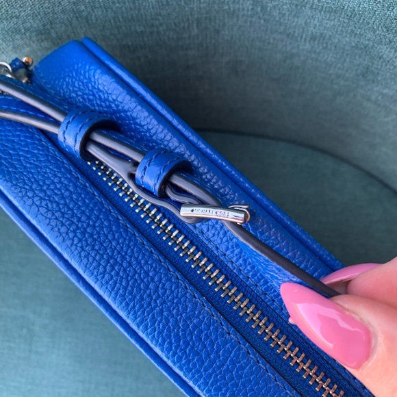 Michael Kors Vibrant Blue Studded Crossbody Purse - Picture 9 of 9